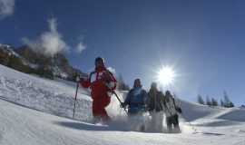 Sortie raquettes encadrée au Praz de Lys
